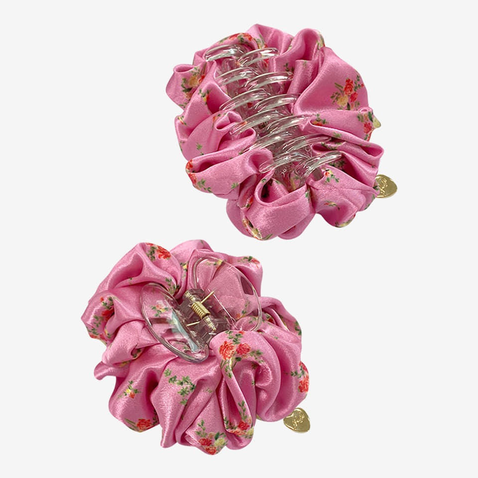 Charlotte hair claw, GRANNY PINK