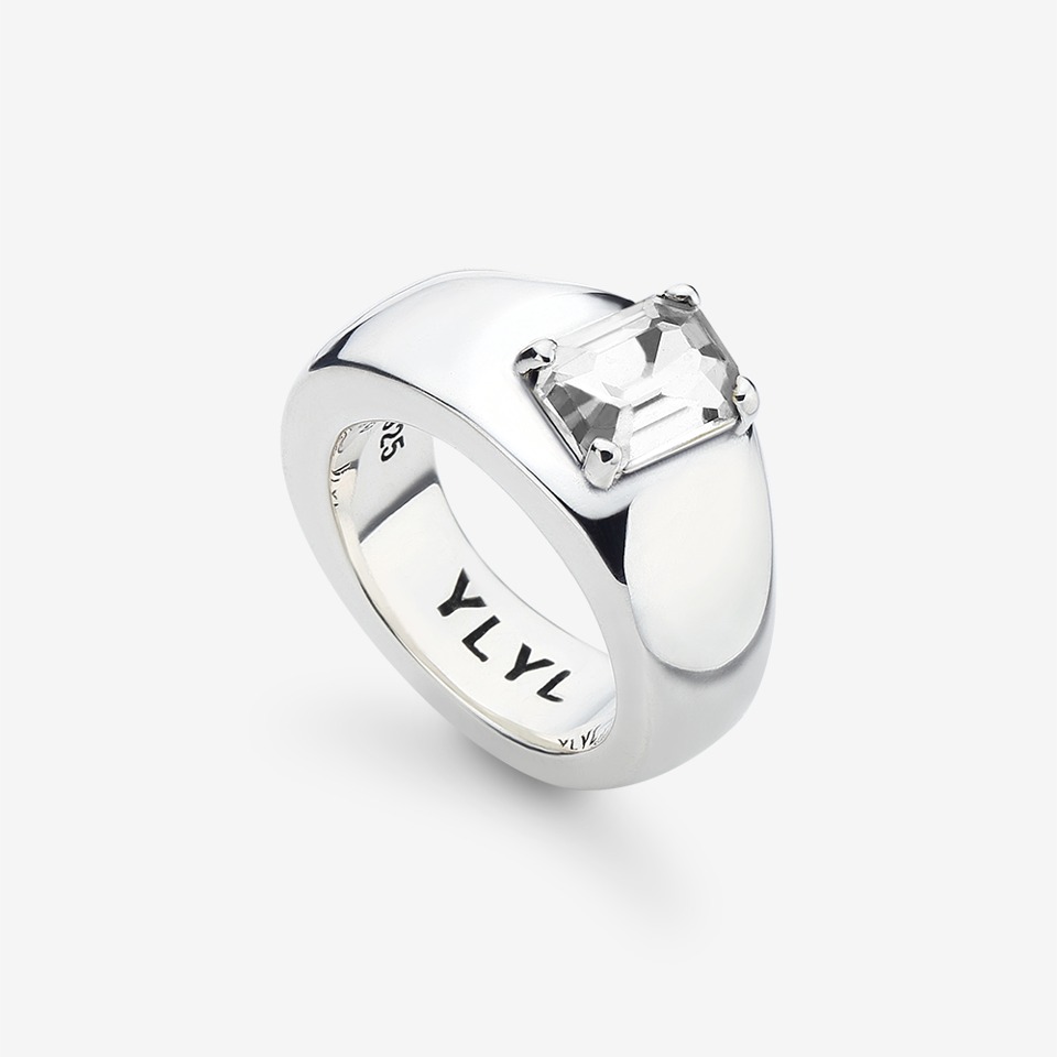 [YLYL Atelier] Tofu ring Silver, ICE
