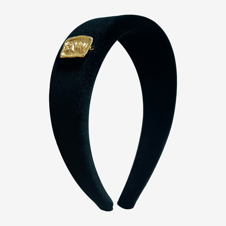 Savon headband, BLACK