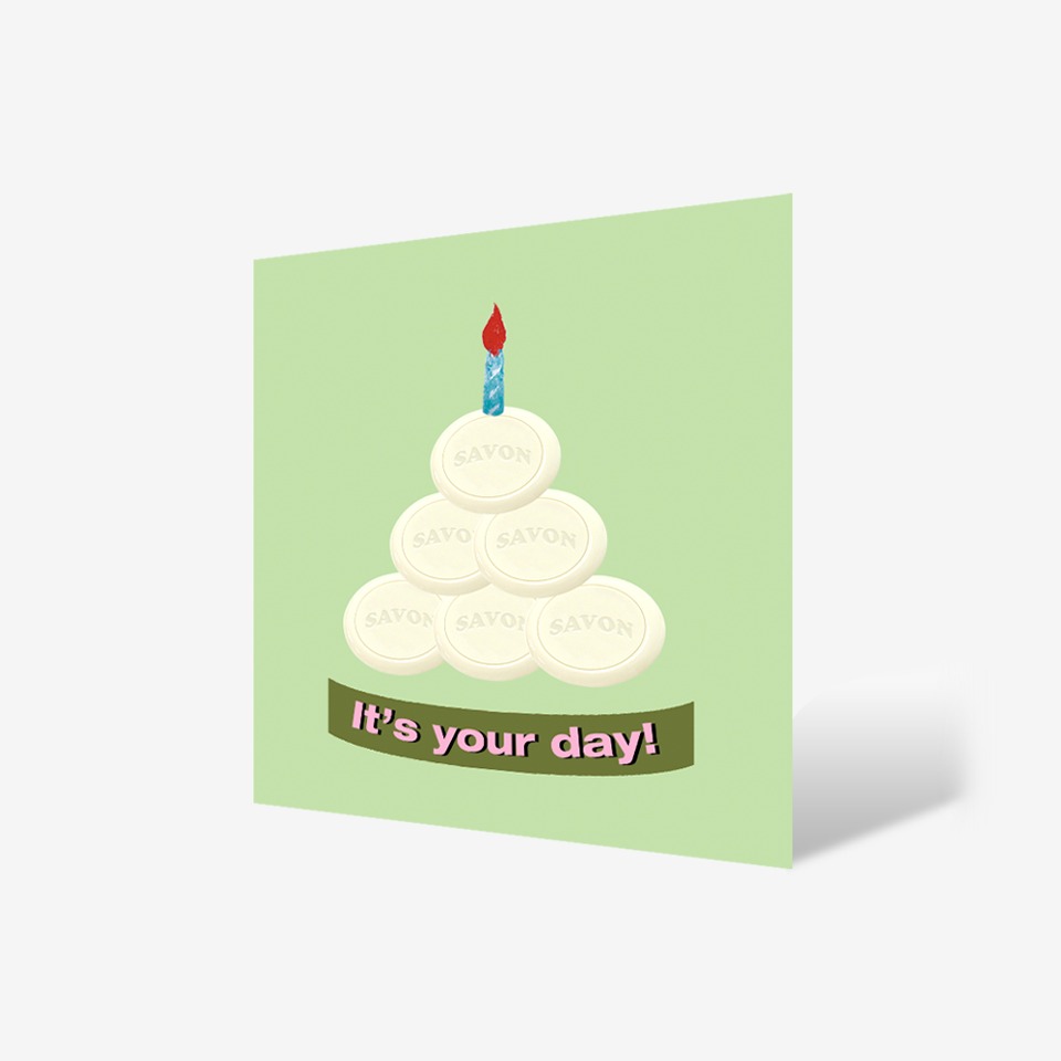 YLYL Greetings card, IT&#039;S YOUR DAY!